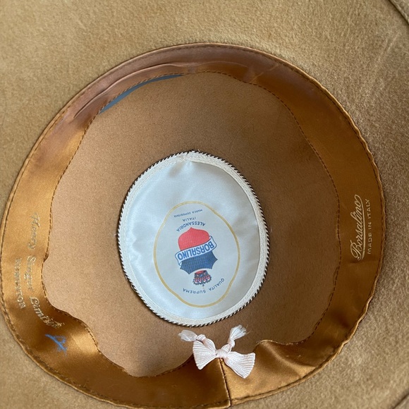 used Borsalino Hat in Tan. - Picture 3 of 6